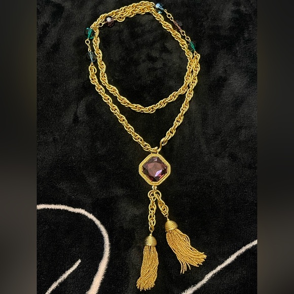🔥RARE Napier Vintage Gold Necklace - Picture 1 of 5